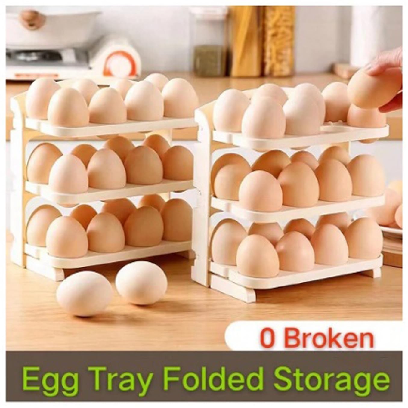 3 Layer Flip Egg Rack |š„FLAT 50% OFF SALEš„